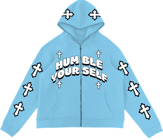 "BABY BLUE" HUMBLE YOURSELF FULL ZIP